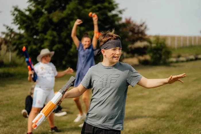 Nerf ballīte — Smaidu Darbnīca