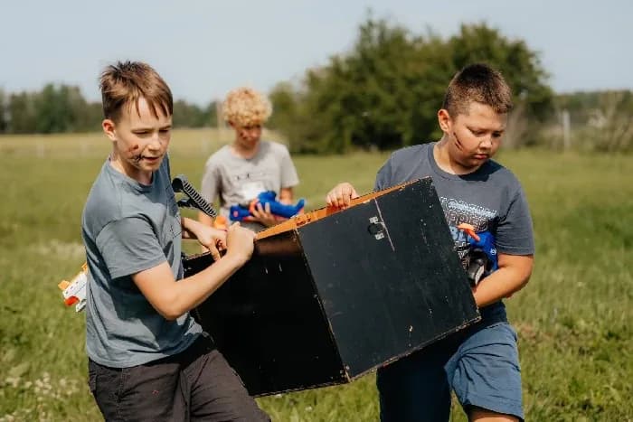 Nerf ballīte — Smaidu Darbnīca